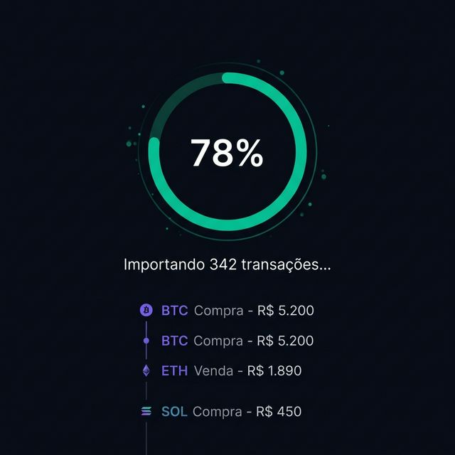 Importando transações